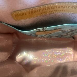 Consuela Pink Glitter Cosmetic Bag